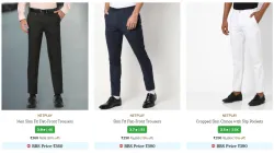 NETPLAY Brand Mens Trousers & Pants @ Flat 70% Discount