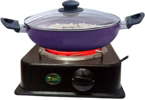 Image of NETVULL 2000W Radiant Cooktop – Jog Dial, Black