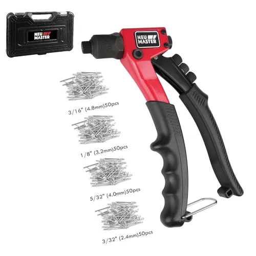 Image of NEU MASTER Rivet Gun with 200 Rivets & Case