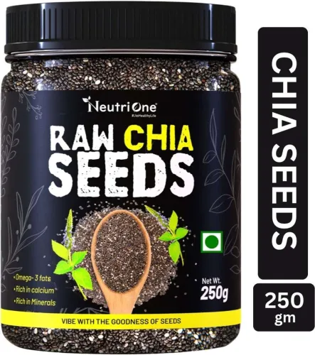 Image of NeutriOne Raw Chia Seeds, 250g