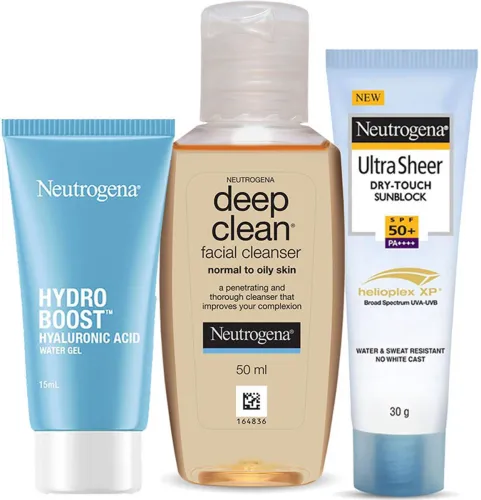 Image of NEUTROGENA Face Care Winter Essential Kit (Cleanser, Moisturizer & Sunscreen) (3 Items in the set)