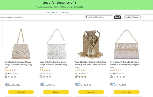 Image of Nevis Offer : Get 2 For The Price of 1 on Nevis Stylish handbags 