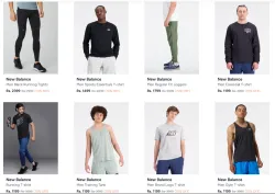 New Balance Clothing at minimum 70% Discount