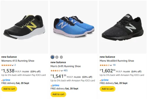 Image of New Balance Men's Shoes At 60% Off