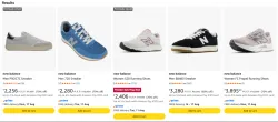 New Balance Men's Shoes upto 79% discount