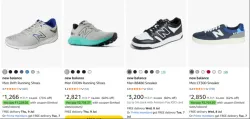 New Balance Mens Sneakers at minimum 73% Discount +Coupon offer