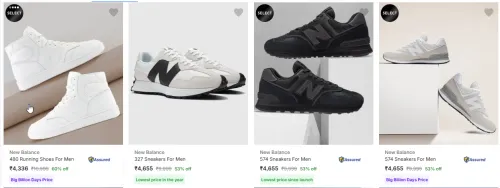 Image of New Balance Men Sneaker Minimum 50% Discount