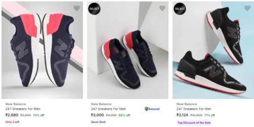 Image of New Balance Men’s Casual Shoes at minimum 69% Discount