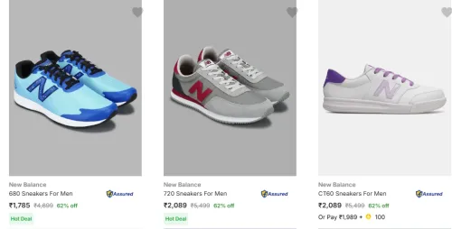 Image of New Balance Men’s Casual Shoes upto 62% Discount