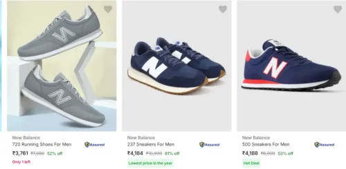 Image of new balance Mens Shoes Minimum 50% Discount
