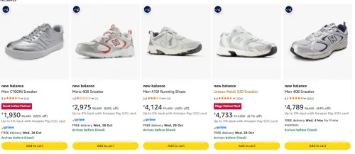 Image of New Balance Men's Shoes at up to 65% Discount