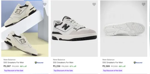 Image of New Balance Men’s Sneakers upto 68% Discount