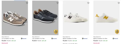 Image of New Balance Pricing Error: Shoes @2624 (Min 60% Off)