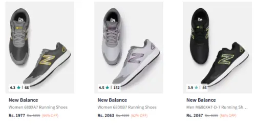 Image of New Balance Shoes Minimum 50% Discount
