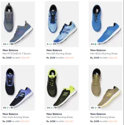 New Balance Shoes @ Minimum 50% Discount