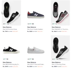 New Balance Shoes up 75% Discount
