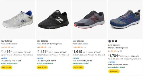 Image of New Balance Shoes upto 70% Discount