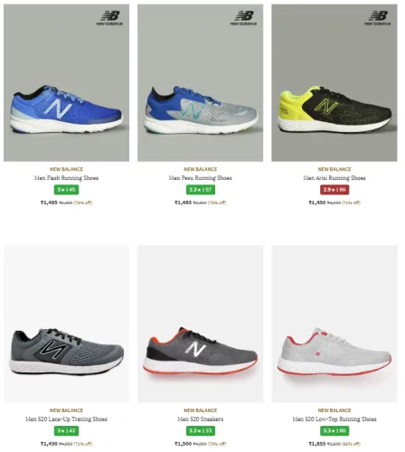 Image of New Balance shoes upto 73% off | starts @ ₹1485