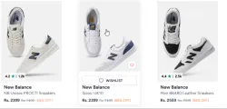 New Balance Sneakers at minimum 68% Discount