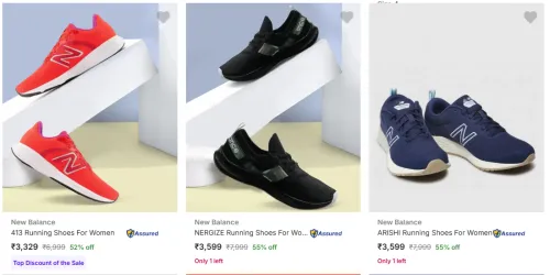 Image of New Balance Women's Sports Shoes upto 55% Discount