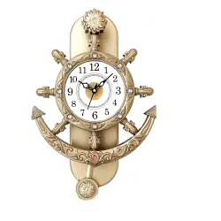 New Rajwadi Analog Latest Stylish Wall Pendulum Clock for Home Living Room Hall