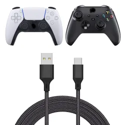 New World for PS5 Dual-Sense Controller Charging Cable Fast Charging USB Type C Cord Campatible with Xbox Series X/Serie