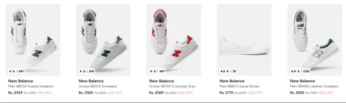 Image of New Balance Men's Shoes at minimum 60% Discount