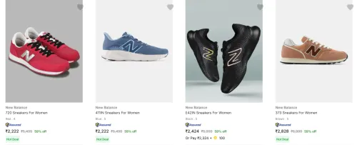 Image of New Balance Women's Casual Shoes upto 59% Discount