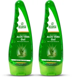 NEWISH Aloe Vera Multipurpose Gel from Aloe Plants - Glowing Skin & Hair growth , Moisturizer,Aftershave Lotion (130 ML
