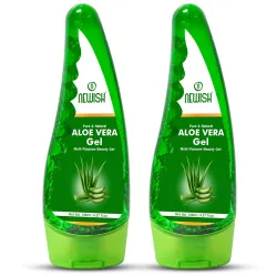 Newish Pure Organic Aloe Vera Gel 130ml Pack of 2