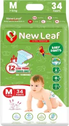 Newleaf Baby Diaper Pants 12hrs Absorption (7-12kg)