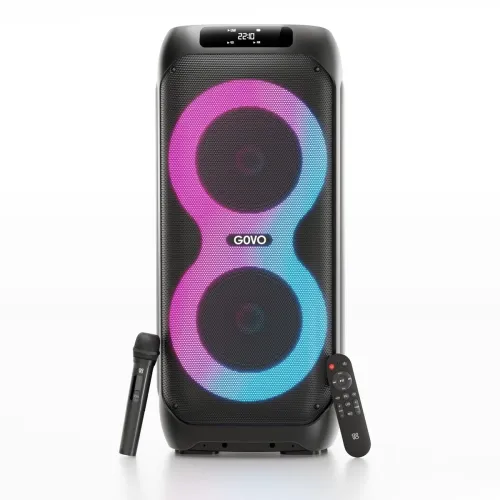 Image of Newly Launched GOVO Goloud 980 with 160W Party Speaker with Wireless Mic, Up to 6 hrs Playtime, TWS Mode, Bluetooth v5.3