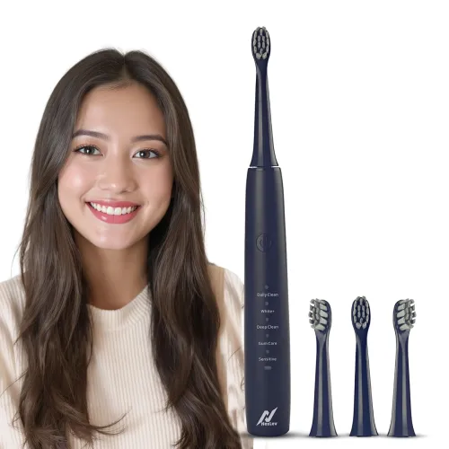 Image of Nexlev Rechargeable Electric Toothbrush| 120 Days Life | 35K strokes/min| Type C| 5 Modes for Daily Use