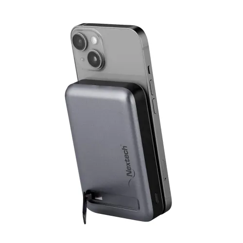 Image of Nextech Magsafe Wireless powerbank 10000 Mah Fast Charging USB Type-C Input, 22.5W Output & 15W Wireless Charging for iP