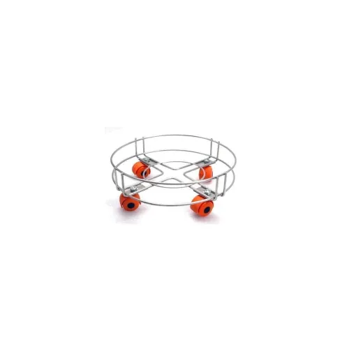 Image of NH10 DESIGNS Stainless Steel Cylinder Trolley 