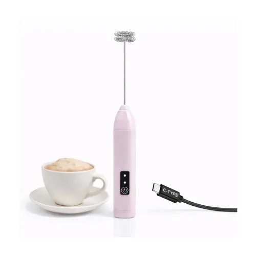 Image of Nibbler Supreme 3-Speed Rechargeable Milk Frother for Coffee | Electric Whisk Mixer | Stainless Steel, Stand-Up Design (