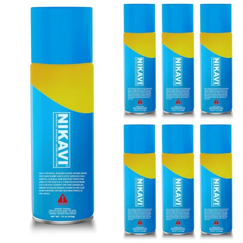 Image of NIKAVI Automotive Rust Paint Spray Can Pack of 6