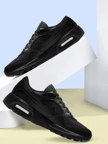 Image of NIKE AIR MAX SC Running Shoes For Men (Black, 10)