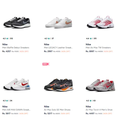 Image of Nike Air Men's snekers Up to 40% Discount