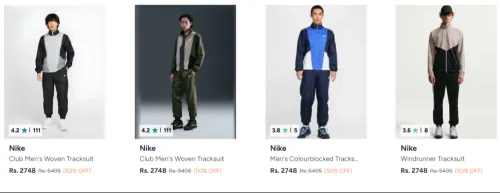 Image of Nike at minimum 50% Discount