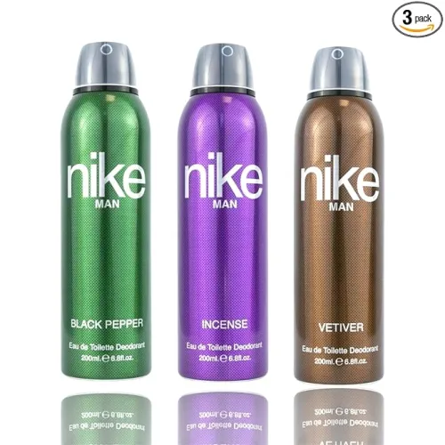 Image of Nike Black Pepper + Incense + Vetiver Deodorant for Men 3 Pack