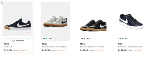 Image of Nike Casual Shoes at minimum 50% Discount