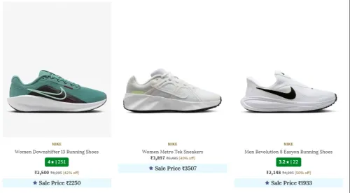 Image of NIKE D2C Fashion at minimum 50% Discount