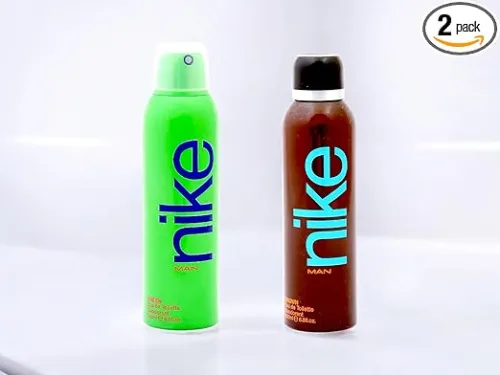 Image of Nike Eau De Toilette Deodorant for Men - Combo pack of 2, Deos for Boys and Men, Sporty and Regular use deos (200ml*2) (