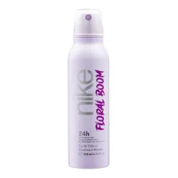 NIKE - Floral Boom Deodorant Woman Spray, 200 ml, Anti-Stain Deodorant for All Skin Types, 0% Aluminum Salts, Long Lasting