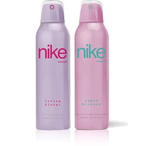 Image of Nike Fresh Scent Deodorant Spray - Loving Floral / Sweet Blossom (200ml Pack of 2)