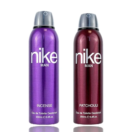 Image of Nike Incense & Patchouli Deodorant Spray For Men - Dual Pack (200Ml Each) | Long-Lasting, Bold Fragrance, Deos For Men,A