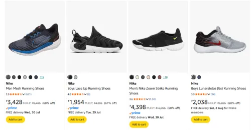 Image of Nike Men Fashion Shoes Minimum 60% Discount
