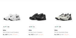 Nike Mens Shoes at Starting @ ₹2997