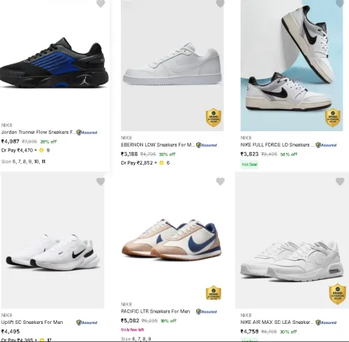 Image of Nike Men's Sneakers up to 55% Discount